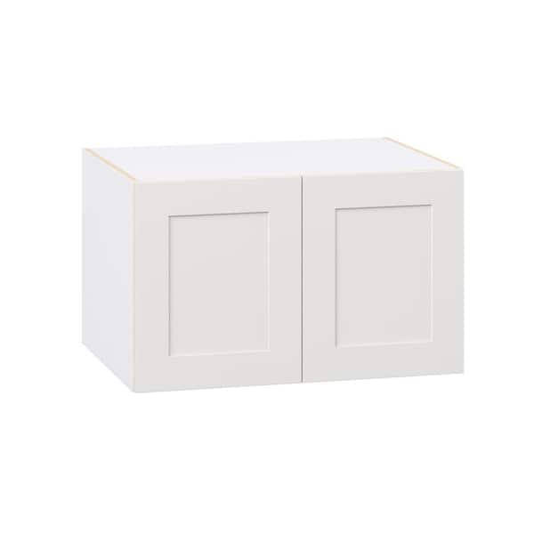Roseland 33 in. W x 24 in. D x 15 in. H Assembled Shaker Wall Bridge Kitchen Cabinet in Warm White