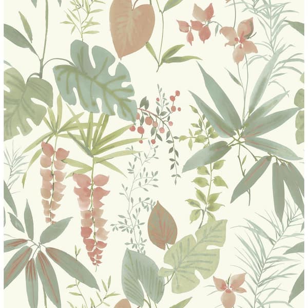 NuWallpaper Warm Maldives Peel and Stick Wallpaper Sample