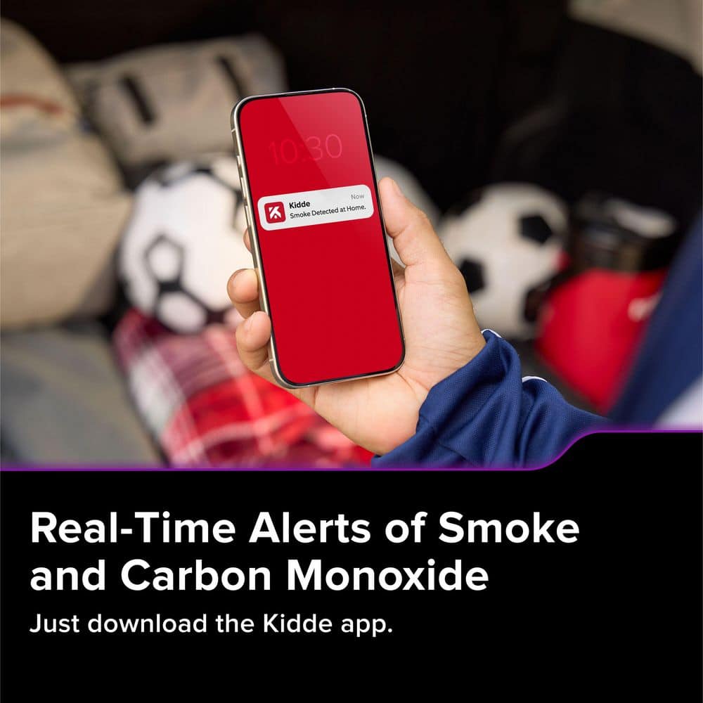 Kidde Hardwired Smart Smoke and Carbon Monoxide Detector, Voice Alerts, Interconnected Alarm