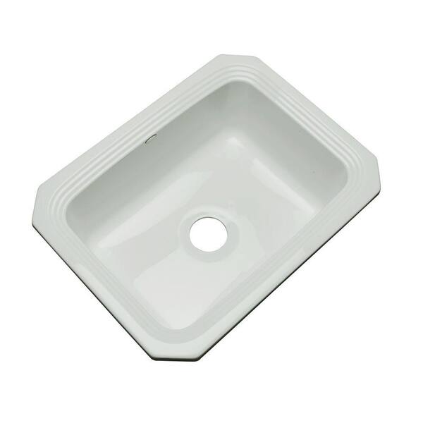 Thermocast Rochester Undermount Acrylic 25 in. Single Bowl Kitchen Sink in Sterling Silver