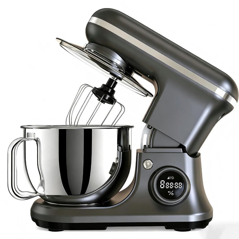 5.3 Qt Digital Display Stand Mixer 500W 8 Speed Tilt Head Mixer with Stainless Steel Bowl Whisk Dough Hook Beater price history on PriceWatchPro