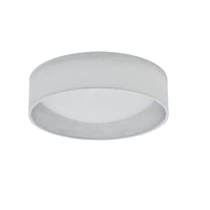 3 in. 1-Light Micro White LED Flush Mount