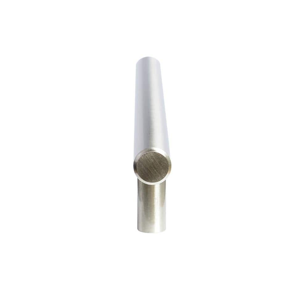 Satin Nickel Modern Bar Pulls with Mounting Hardware, 10-Pack