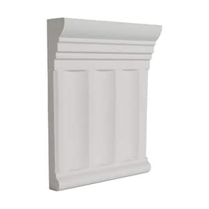 1-3/8 in. x 7-3/4 in. x 6 in. Long Decorative Polyurethane Panel Moulding Sample