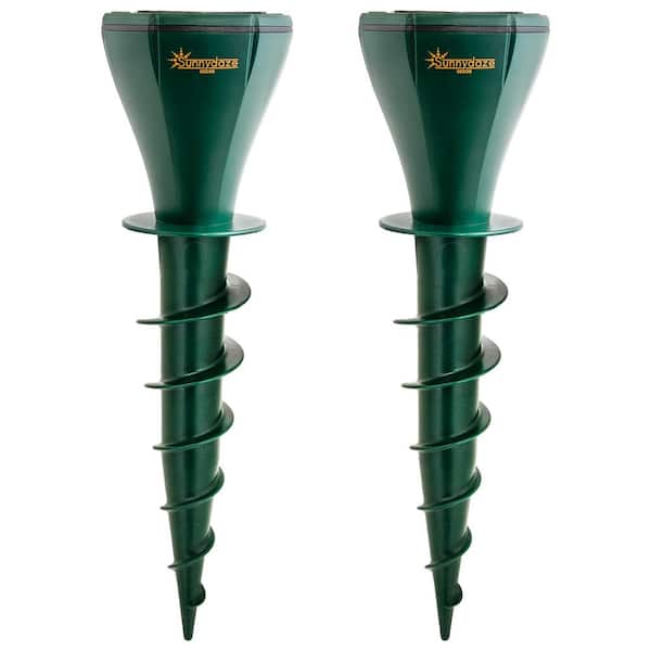 Solar Sonic Mole Repellent Spiral Spikes - 2-Pack