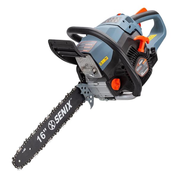 Senix 4QL 46cc 4-Cycle 16 in. Gas Chainsaw CS4QL-L3-1 - The Home Depot