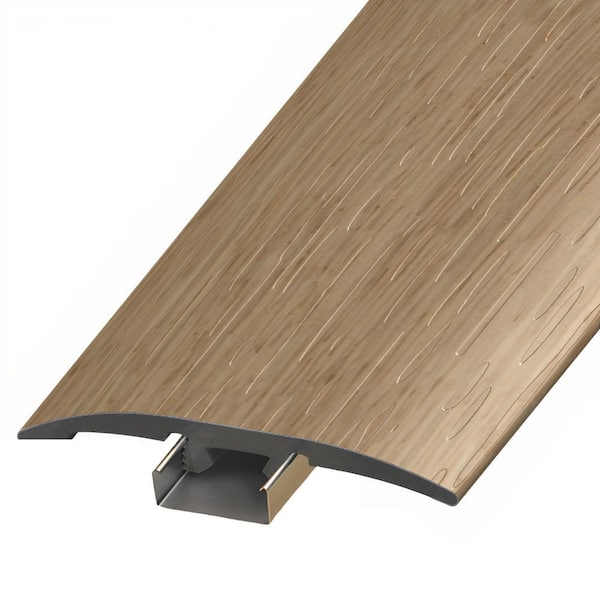 ASPEN FLOORING Hancock 1/4 in. Thick x 2 in. Width x 94 in. Length 3-in-1 T-Mold, Reducer, and End Cap Vinyl Molding