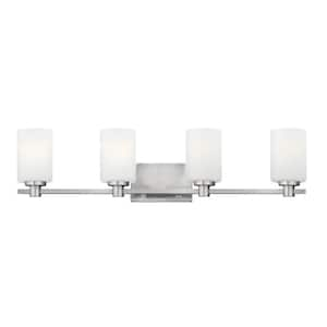 Karlie 32.0 in. 4 Light Brushed Nickel Vanity Light