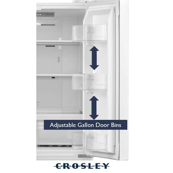 Crosley 30 in. 18.4 cu. ft. French Door with Pocket Handle Design