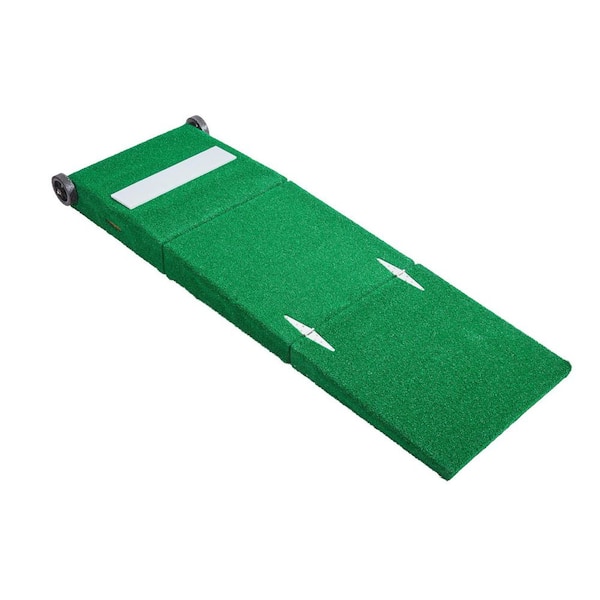 90 in. Portable Baseball Pitcher's Mound, Indoor/Outdoor Trainer with Antifade Turf, Pitching Rubber and Carry Handles