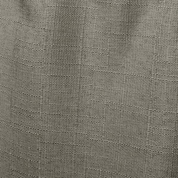 Loha Cafe Brown Solid Light Filtering 3" Rod Pocket Tie Up Shade, 54 in. W x 63 in. L