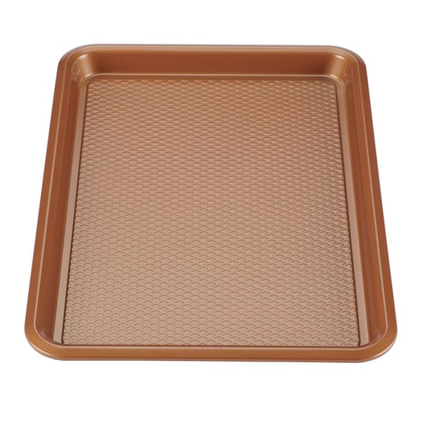 Ayesha Curry Nonstick Bakeware Nonstick Baking Pan With Lid / Nonstick Cake  Pan With Lid, Rectangle - 9 Inch x 13 Inch, Brown, Copper