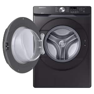4.5 cu. ft. High-Efficiency Front Load Washer with Self-Clean+ in Brushed Black