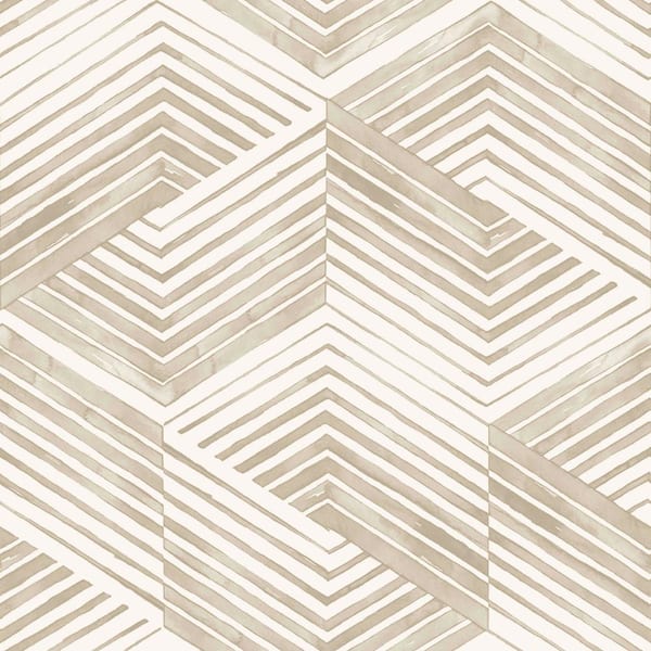 Nicole Miller Geo Movement Twine Peel and Stick Wallpaper