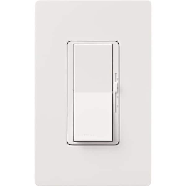 Lutron Diva Fan Control and Light Switch with Wallplate for LEDs, CFLs, Incandescent and Halogen Bulbs, White (DIVA-LFHW-WH)