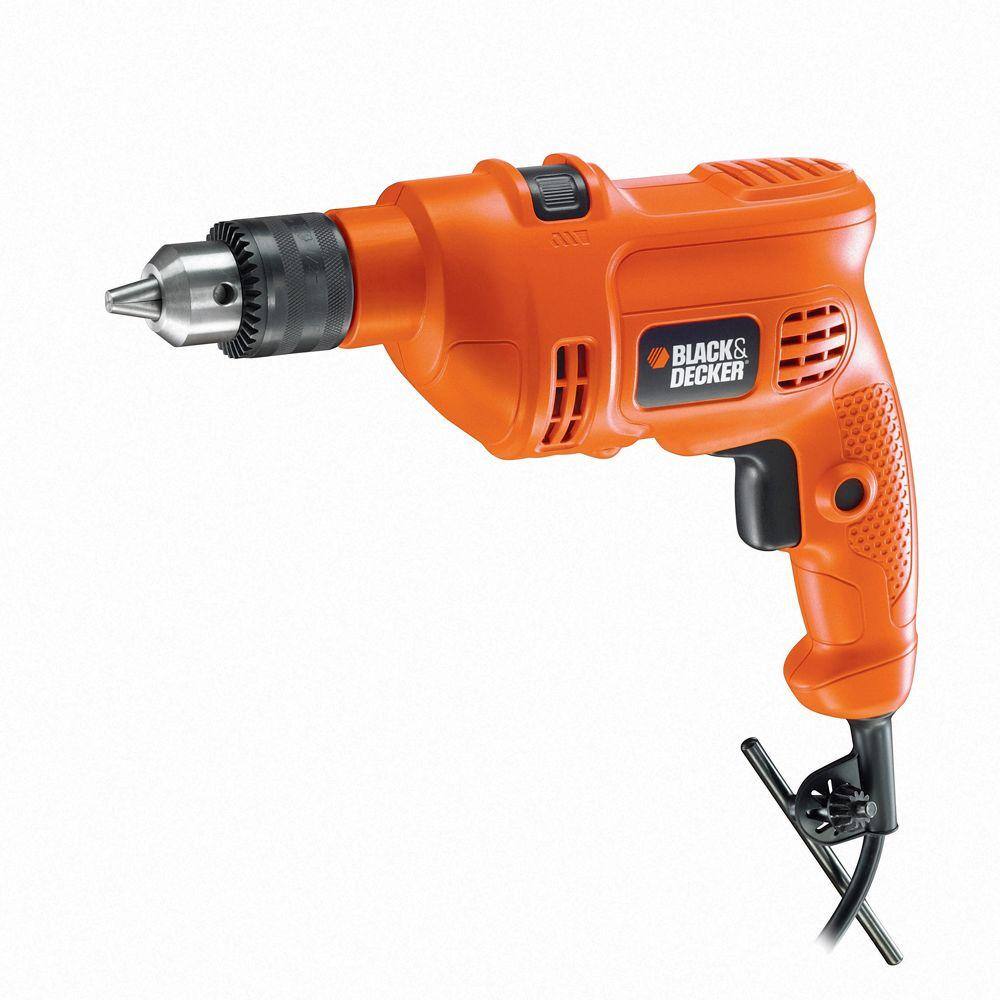 BLACK+DECKER 3/8 in. VSR Hammer Drill TM505-B3 - The Home Depot