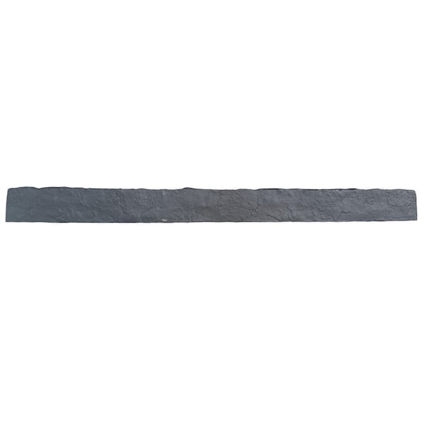 2-1/4 in. x 3-3/4 in. x 4 ft. Coal Mine, Polyurethane Faux Stone Sill Trim, Pack of 4