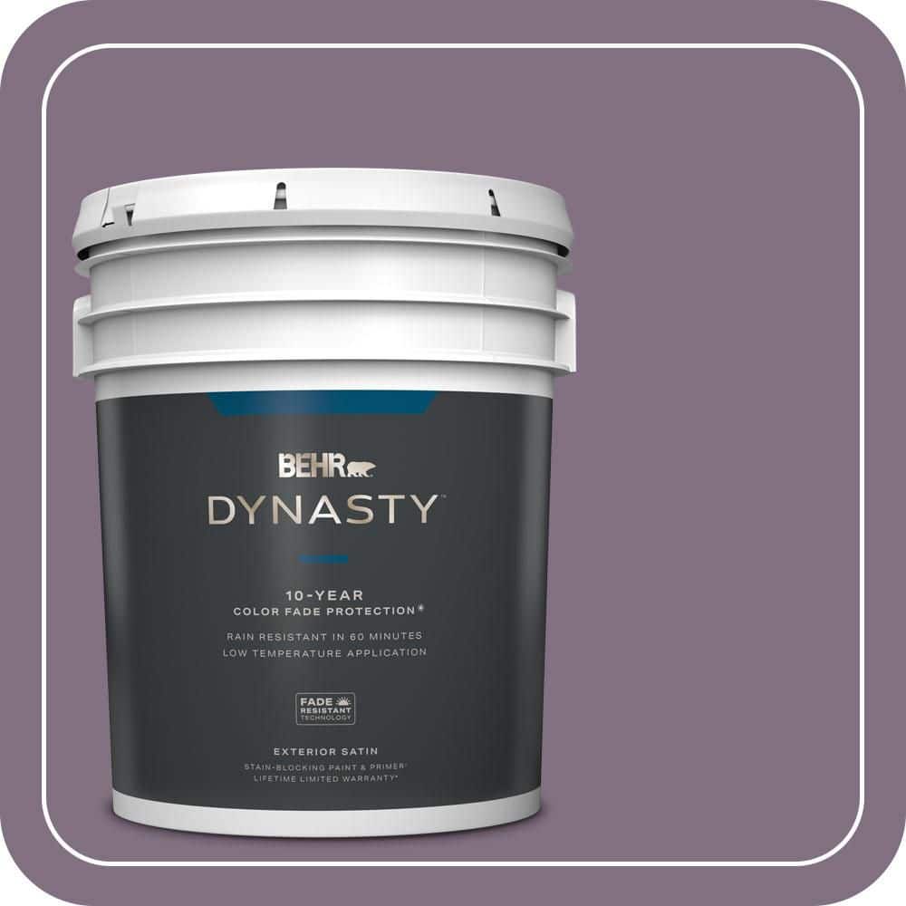 5 gal. Home Decorators Collection #HDC-SP14-9 Decorative Iris Satin Enamel Exterior Stain-Blocking Paint & Primer product image for price tracking