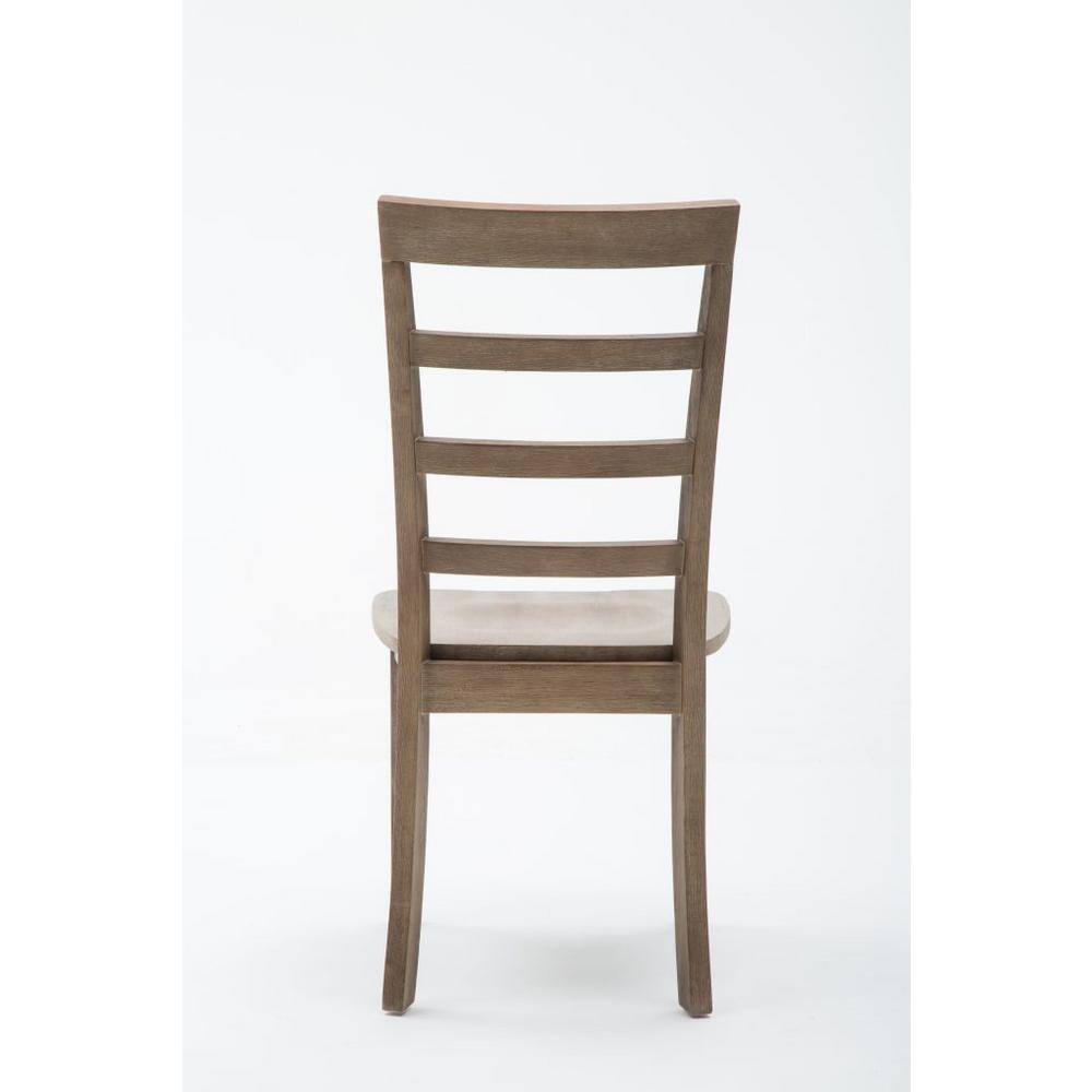 Gray Rubberwood 3-Piece Drop Leaf Dining Set