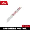 Milwaukee 6 in. 18 TPI Medium Metal Cutting SAWZALL