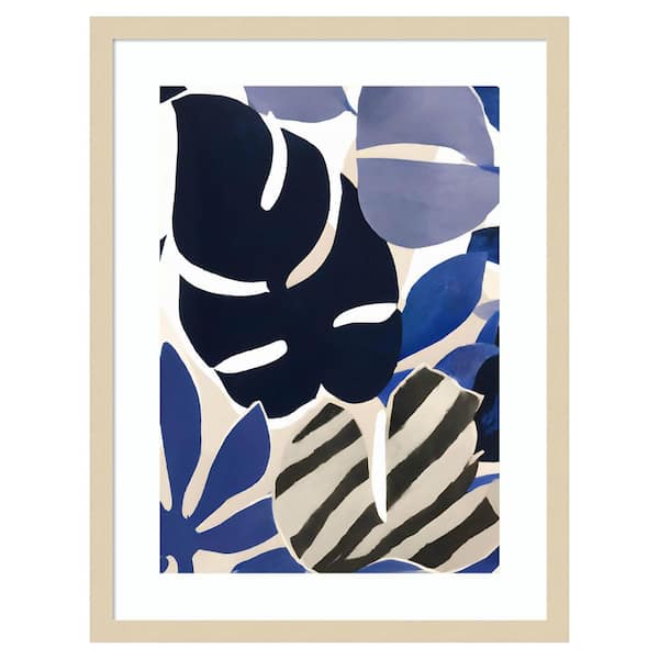 Amanti Art The Blues by Merel Takken 1 Piece Framed Giclee Nature Art Print 25 in. x 19 in.