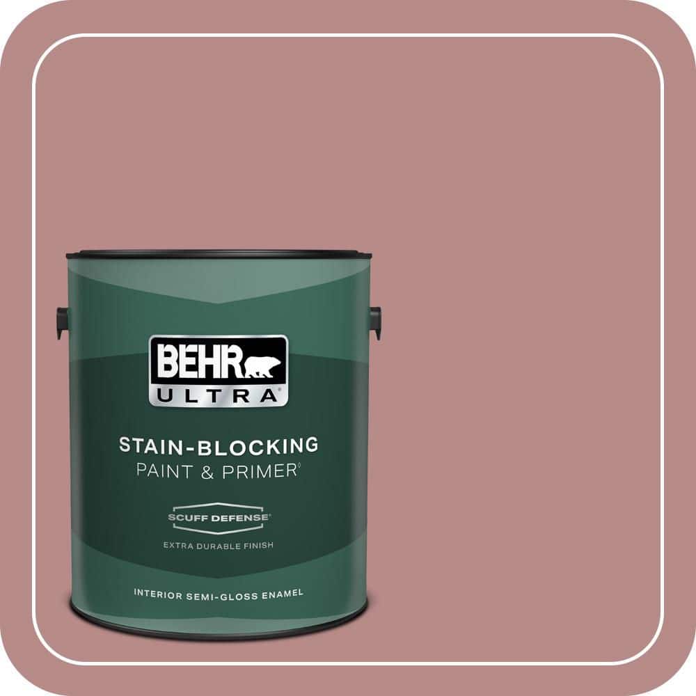 1 gal. #150F-4 Victorian Mauve Extra Durable Semi-Gloss Enamel Interior Paint & Primer price history on PriceWatchPro