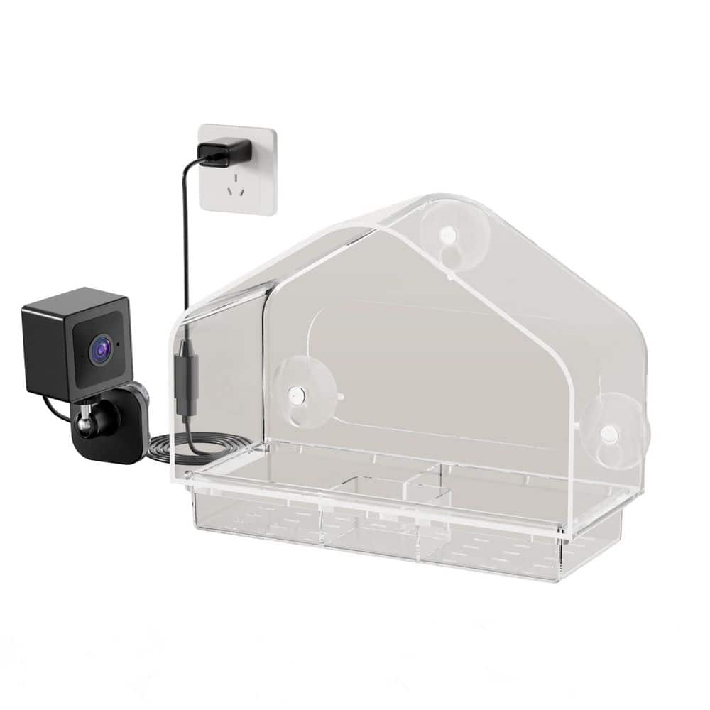 x Freeseason Plastic Smart Window Feeder with 2K Camera - All-Weather Acrylic price history on PriceWatchPro
