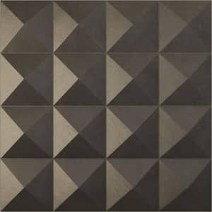 19 5/8 in. x 19 5/8 in. Cornelia EnduraWall Decorative 3D Wall Panel, Weathered Steel (Covers 2.67 Sq. Ft.)