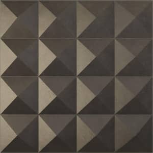 19 5/8 in. x 19 5/8 in. Cornelia EnduraWall Decorative 3D Wall Panel, Weathered Steel (12-Pack for 32.04 Sq. Ft.)