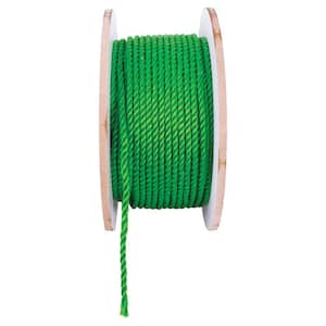 3/8 in. x 400 ft. Polypropylene Twist Rope, Green