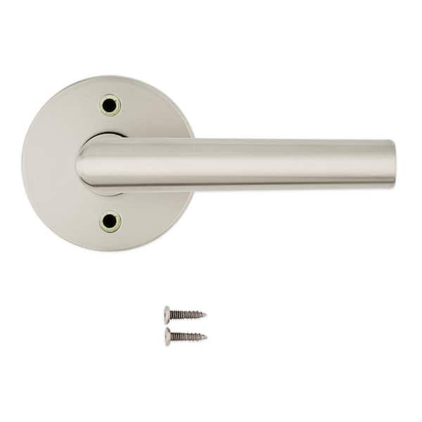 Kwikset Dorian Satin Chrome Dummy Door Lever 488DNL 26D V1 - The Home Depot