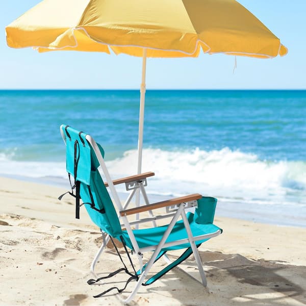 Karl home Portable Mint Green Steel Folding Adjustable