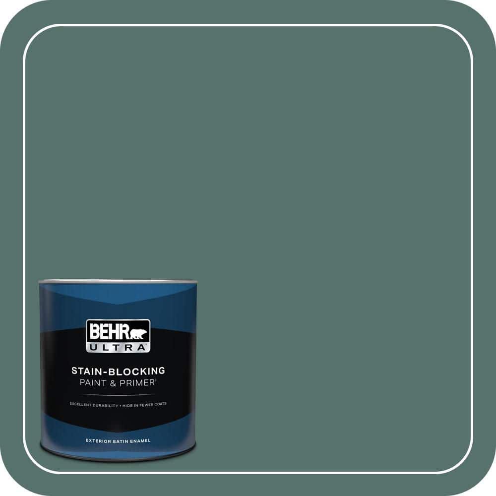 1 qt. #480F-6 Shaded Spruce Satin Enamel Exterior Paint & Primer price history on PriceWatchPro