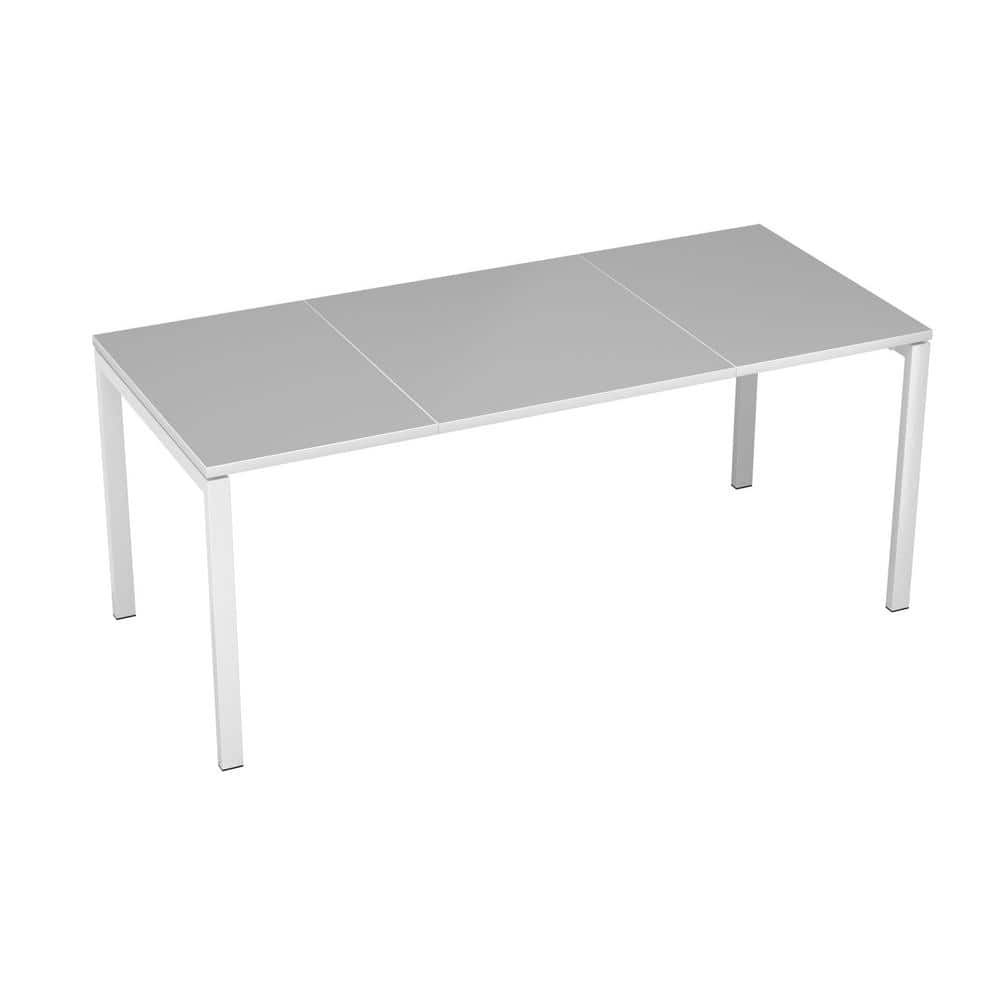Paperflow easyDesk Gray 71 in. Long Training Table