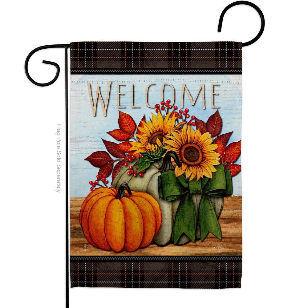 13 in. x 18.5 in. Pumpkin Bouquet Harvest Autumn Garden Flag Double-Sided Falltime Decorative Vertical Flags price history on PriceWatchPro