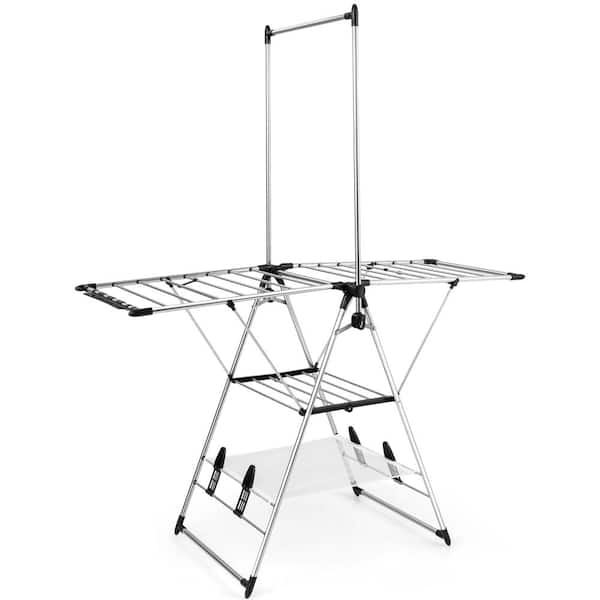 Collapsible Clothes selling Drying Rack, Metal Clothes Drying Rack, Folding Drying Rack, Gray