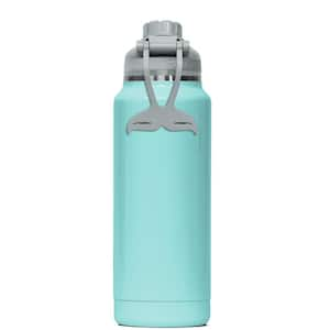 ORCA Hydra 34 oz. 18/8 Stainless Steel Insulated Water Bottle, Screw Top  Sports Bottle, Powder Coated, with Silicone Grip Whale Tale Handle, Top  Rack