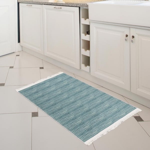 Kitchen Rug Floor Mat Half Circle Throw Rugs Washable for Sink Corner  Indoor