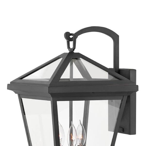 Hinkley Raley LED Post Top or Pier Mount Lantern - Museum Black - 1601MB-LV