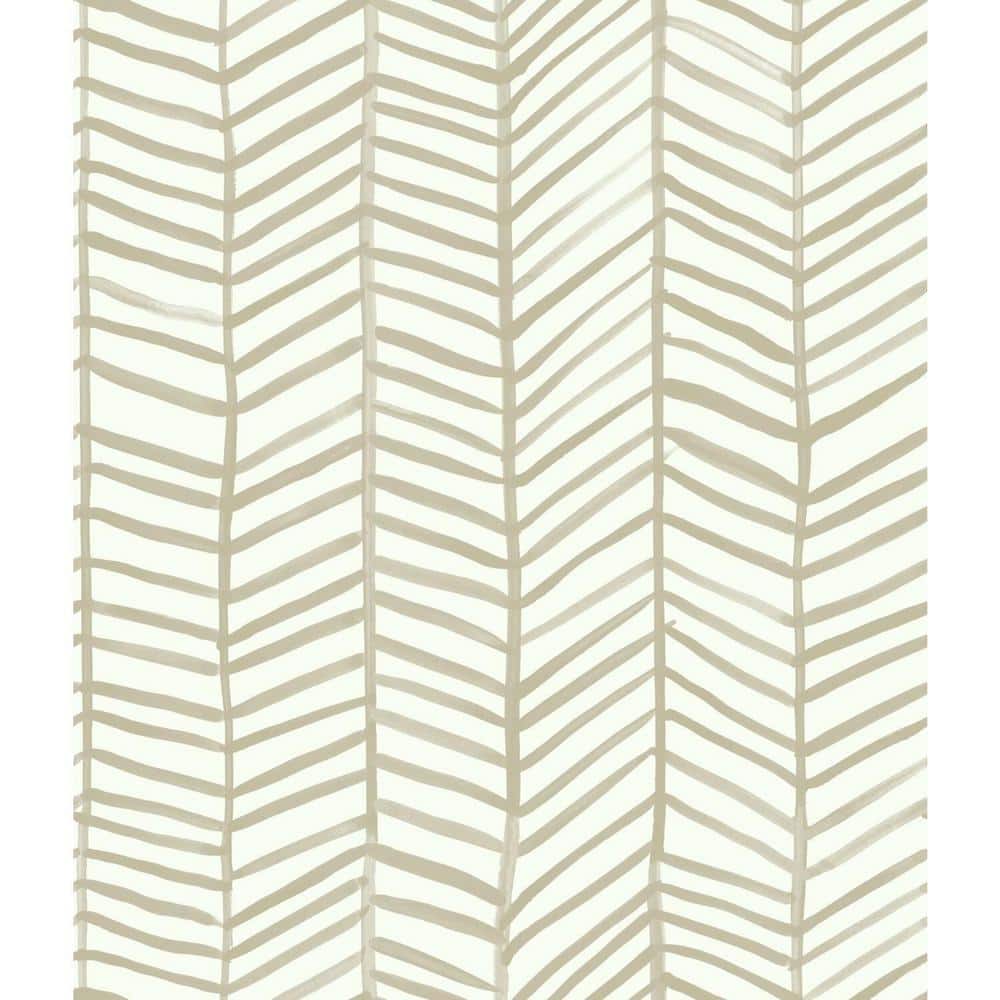 RoomMates Cat Coquillette Herringbone Peel and Stick Wallpaper (Covers