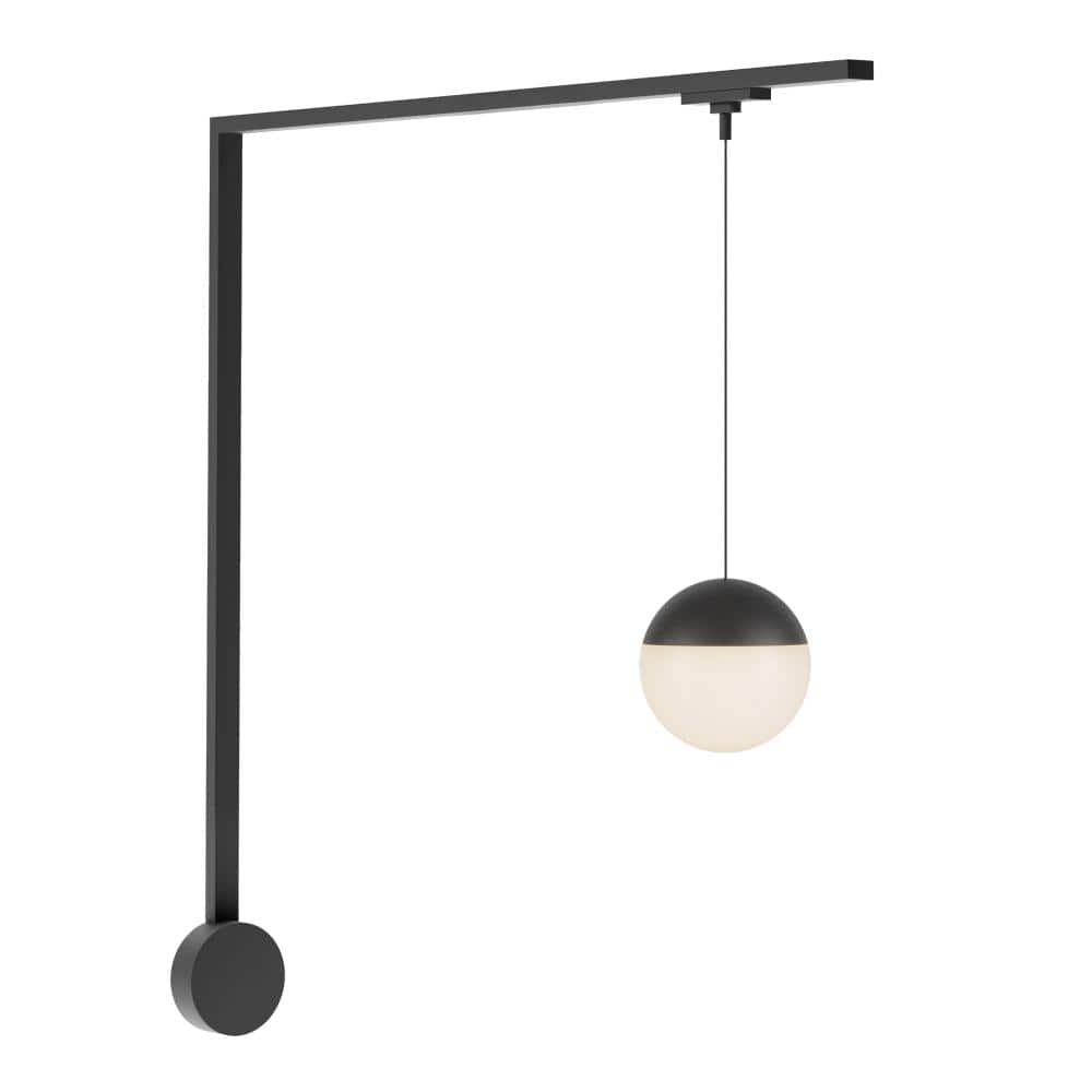 Monae 1 Light Black dimmable 4000K LED Trilo Track Wall Kit price history on PriceWatchPro