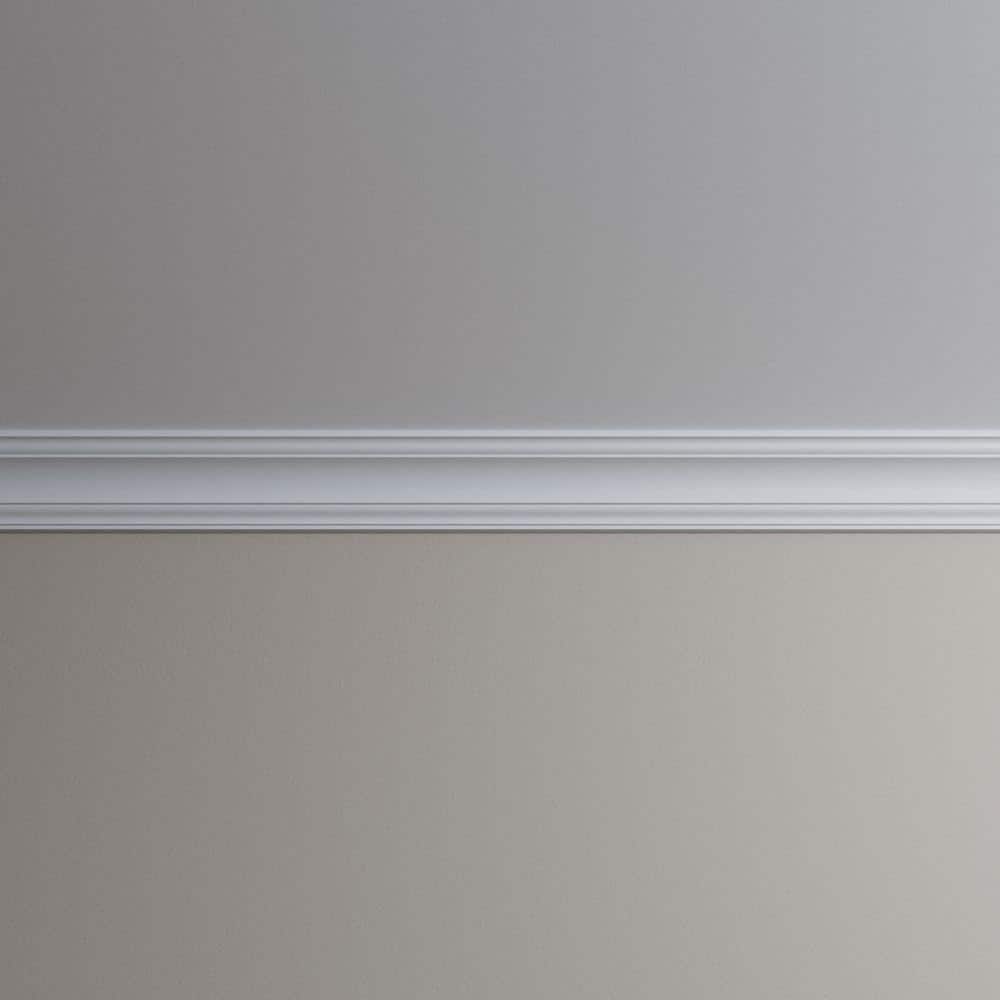 Austin 96" Gray Polyurethane Crown Moulding