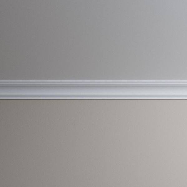 Ekena Millwork Austin 3.5 in. D x 5 in. W x 96 in. L Polyurethane Crown Moulding