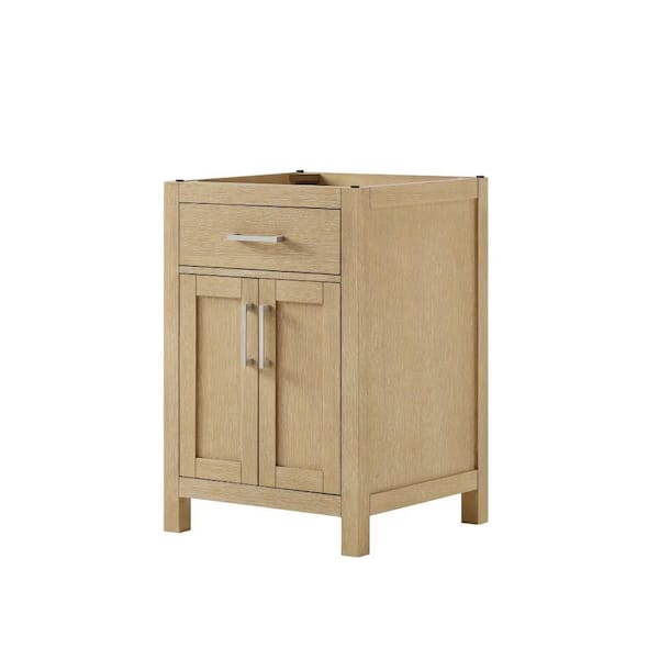 Beckett 23.25 in. Bath Vanity Cabinet without Top in Whitewashed Oak