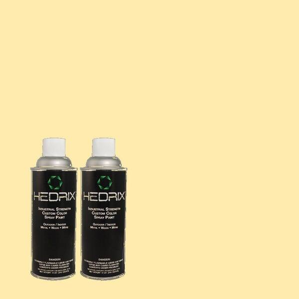 Hedrix 11 oz. Match of 1A7-3 Rising Sun Semi-Gloss Custom Spray Paint (2-Pack)