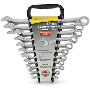 11-Piece SAE Combo Wrench Set