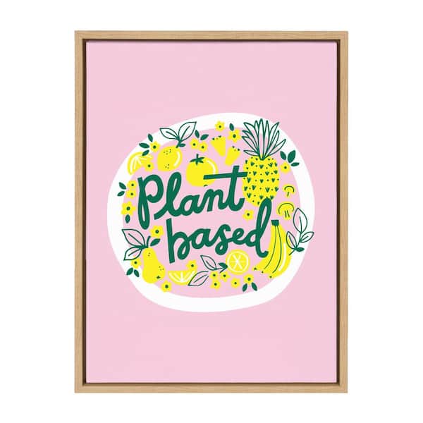 Kate and Laurel Sylvie 18 in. x 24 in. Transitional Framed Canvas Wall Art