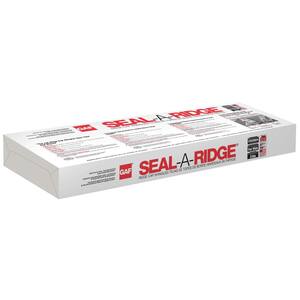 Seal-A-Ridge Charcoal Hip and Ridge Cap Roofing Shingles (25 lin. ft. per Bundle) (45-Pieces)