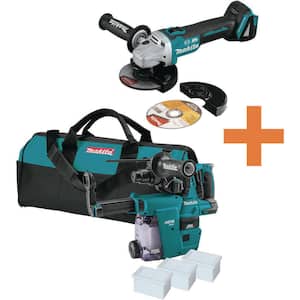 18V LXT Brushless 4-1/2/5 in. Cut-Off/Angle Grinder and 18V LXT Brushless 1 in. Rotary Hammer, Accepts SDS-PLUS