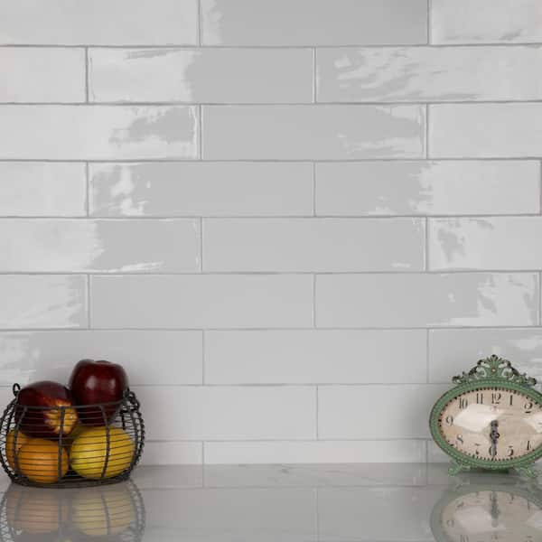 Merola Tile Chester Bianco 3 in. x 12 in. Ceramic Wall Tile (0.25